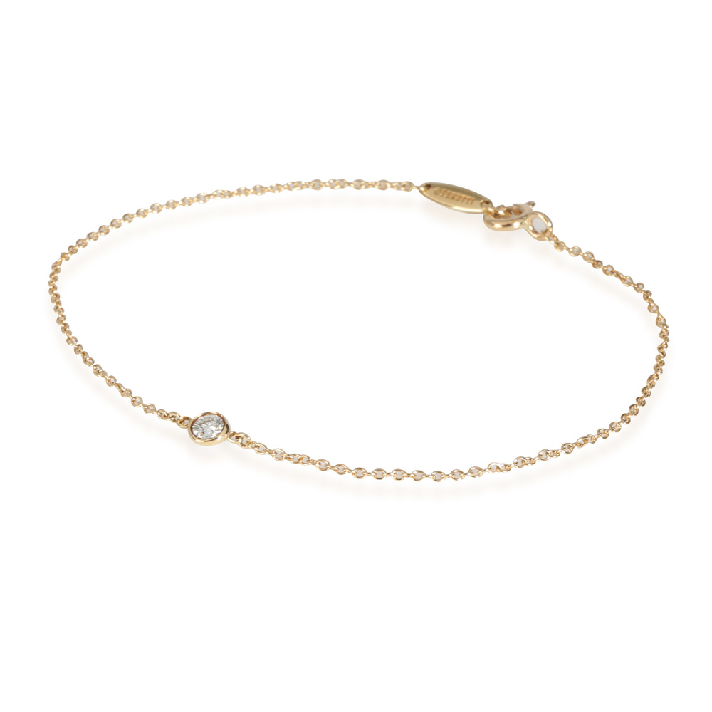 Tiffany & Co. Elsa Peretti Bracelet in 18k Yellow Gold 0.08 CTW - Picture 4 of 4